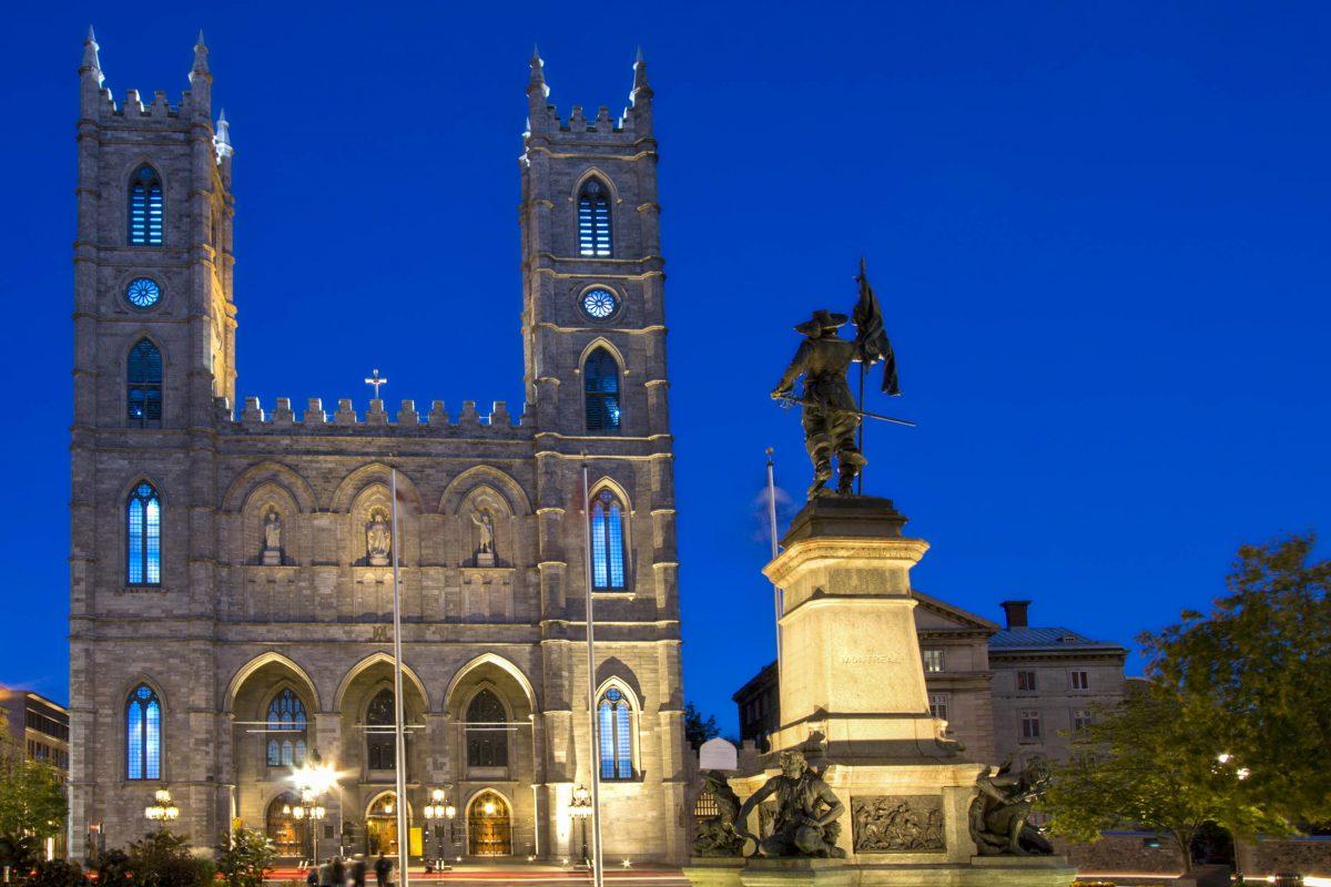Notre Dame Basilica by night, Montreal, Canada - © Vlad G / Shutterstock