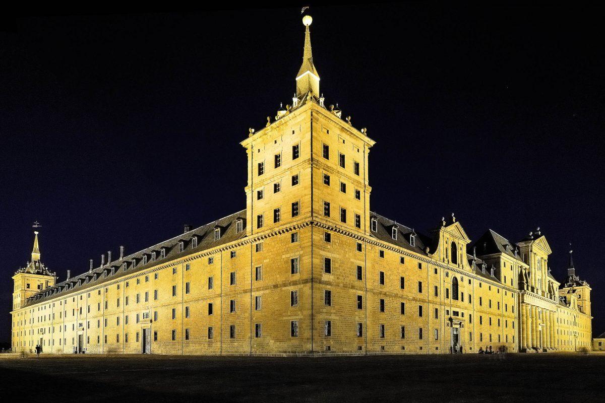 King Phillip II praised the victory of the Spanish against the French with the construction of El Escorial in San Lorenzo and fulfilled his father's wish for a magnificent funeral palace, Spain - © Juan Francisco Gallego Amador / Shutterstock